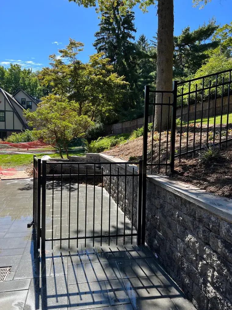 Metal Gate in a Stone Wall